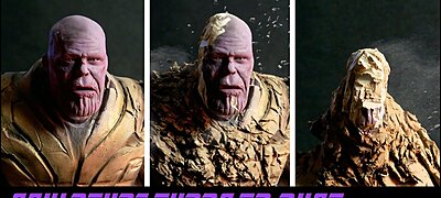 Így néz ki amikor a valóságban is elporlad Thanos a Bosszúállók-ból