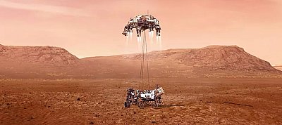 Landolt a NASA Perseverance marsjárója - itt az első kép, amit küldött a Marsról