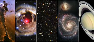 Csodaszép összeállítás jött a Hubble űrteleszkóp leglátványosabb képeiből