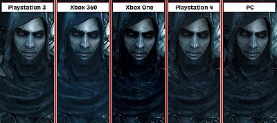 Xbox 360 vs Xbox One vs PS3 vs PS4 vs PC grafika