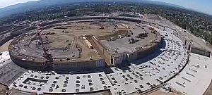 Újabb kémvideót készítettek az Apple építés alatt álló főhadiszállásáról