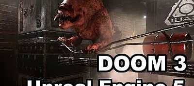 Újracsinálták UE5-ben a Doom 3 egy részét - nagyon durva lett az eredmény