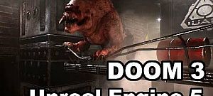 Újracsinálták UE5-ben a Doom 3 egy részét - nagyon durva lett az eredmény