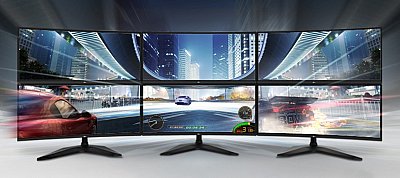 Több méteres videófal építhető az LG új UQHD monitorából