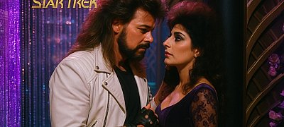 Így nézett volna ki a Star Trek ha egy glam rock banda lett volna