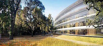 Így fog kinézni az Apple új, UFO-szerű főhadiszállása