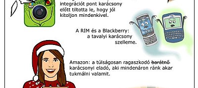 Napi humor: Technológiai cégek, mint karácsonyi jelképek