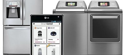 Mobiltelefonról vezérelhető hűtőt, sütőt, mosógépet és porszívót mutatott be az LG