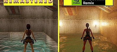 Videón a Tomb Raider felújított és sugárkövetéses változata
