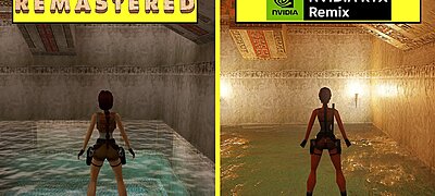 Videón a Tomb Raider felújított és sugárkövetéses változata