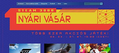 Megkezdődött a Steam nyári vásárja, megint olcsóbb több ezer játék