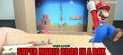 Így csinálhatod meg te is a Super Mario teljesen analóg, kartonpapír változatát