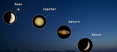 Újabb lenyűgöző videó: Így néz ki a Földről a Jupiter, a Szaturnusz és a Vénusz az esti fényben