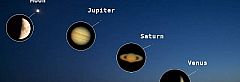 Újabb lenyűgöző videó: Így néz ki a Földről a Jupiter, a Szaturnusz és a Vénusz az esti fényben