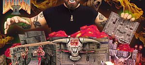 Zseniális: Kartonpapírból építette után, és játszotta végig a Doom 2 pályáit