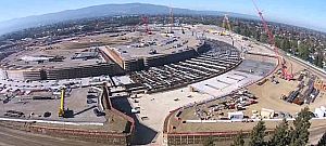 Újabb videó készült az Apple építés alatt álló főhadiszállásáról